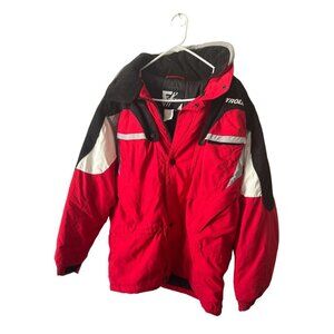 Tyrolia Snowboarding Hooded Jacket Mens Size M Red